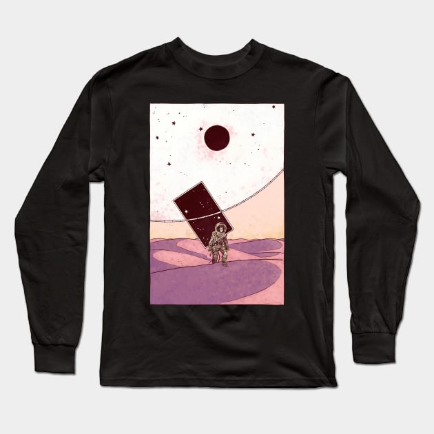 Black Sun Long Sleeve T-Shirt by jesse.lonergan